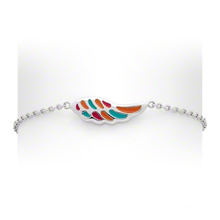 Esmalte colorido Custome 925 prata bracele &amp; bracelete para crianças (kt3502)